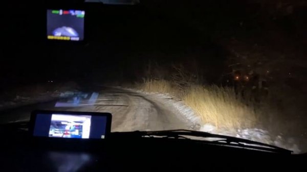 Как светят Bi led линзы в туман на лада ларгус ? Lada Largus тюнинг фар