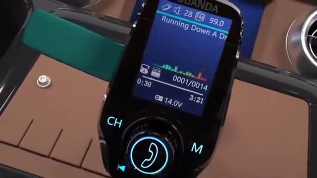Bluetooth Car Adapter, 4 in 1 Car MP3 Player смотреть онлайн