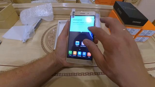 Распаковка Bluboo Maya (Золотой) смотреть онлайн