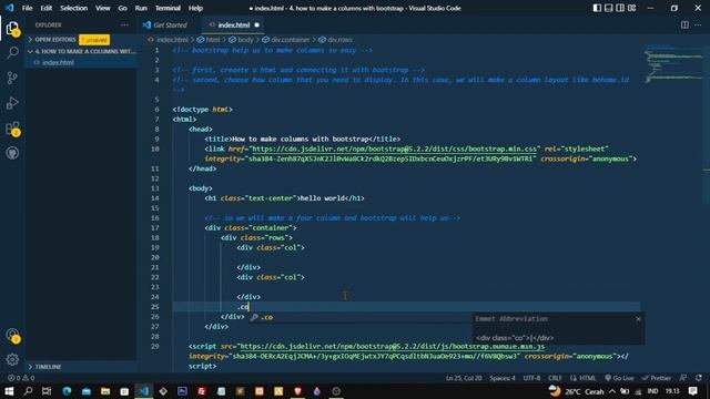 4. How To Make Columns With Bootstrap смотреть онлайн