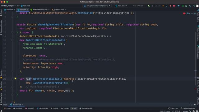 Flutter Local Notifications Example With Default and Customized Sound | With Icon смотреть онлайн