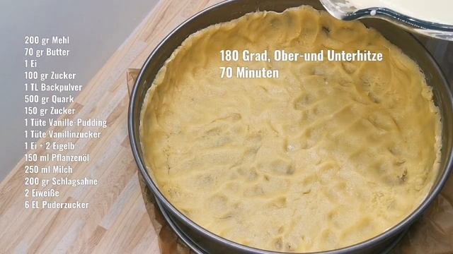 Käsekuchen mit Perlen - Tränenkuchen, so lecker! Mit Eiweisshaube! смотреть онлайн