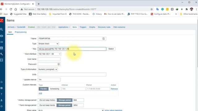 Monitor specific port or service Through Zabbix смотреть онлайн