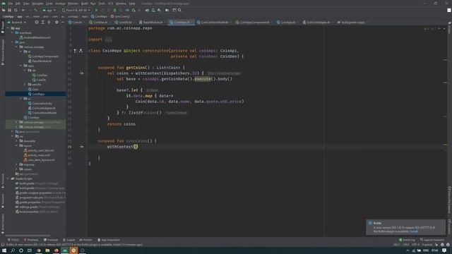 Android app using Retrofit, Dagger, Room, Kotlin & MVVM Part-3 смотреть онлайн