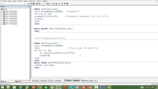 4-Simulate Data from Uniform Distribution using SAS смотреть онлайн