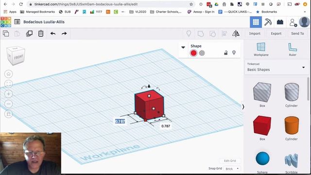 TinkerCAD - Dimensioning objects смотреть онлайн