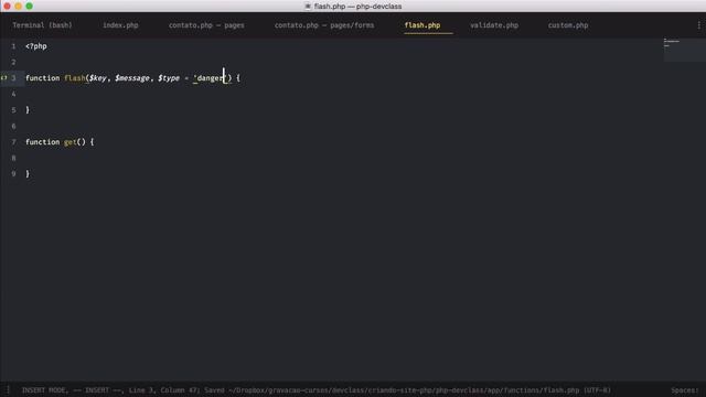 PHP para quem entende#06 - Validação com Flash Messages смотреть онлайн
