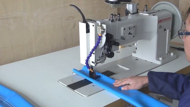 Промышленная швейная машина для брезентовой палатки смотреть онлайн