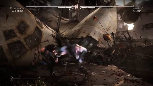 Mortal Kombat X - Sub-Zero vs Kitana смотреть онлайн