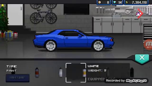 Pixel car Racer настройка автомобиля смотреть онлайн