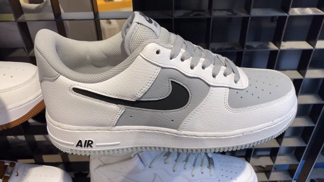 Nike Air Force 1 ‘07 LV8 (White/Wolf Grey/Black) Men’s Shoes - Style Code: DV3501-100 смотреть онлайн