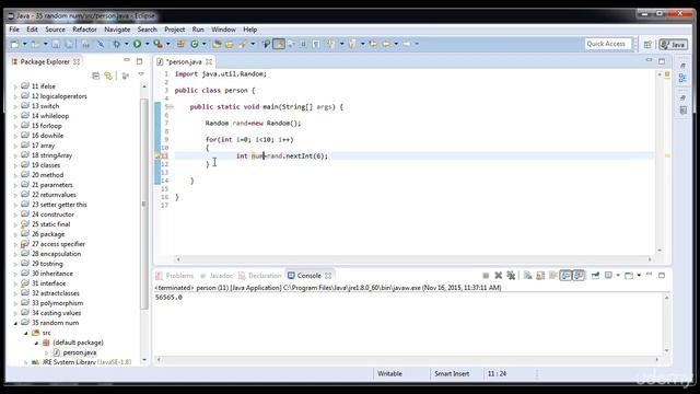 Java SE Basic - How to generate random numbers in java смотреть онлайн