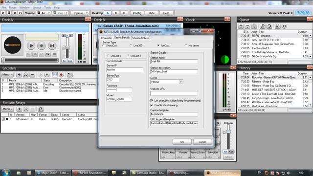 Как создать свое интернет радио и вешать через SAM'a смотреть онлайн