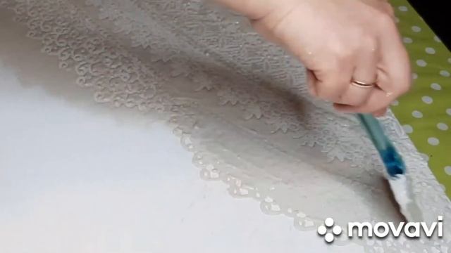 Картина в спальню "ЛОВЕЦ СНОВ". Декоративная штукатурка, кружева как трафарет. Своими руками смотреть онлайн