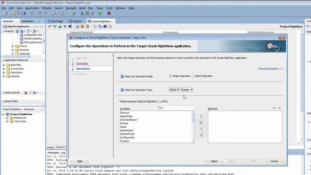Working with the Right Now Cloud Adapter in Oracle JDeveloper смотреть онлайн