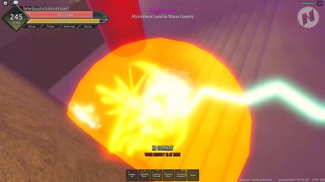 Starting From Level 1 to Max Level With Lighting Fruit | Fruit Battlegrounds Roblox смотреть онлайн