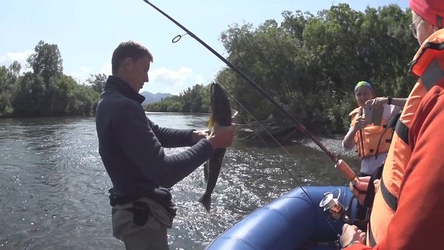 Камчатка, рыбалка на реке Быстрая(Малкинская) смотреть онлайн