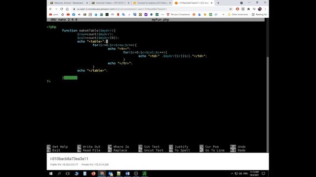 PHP Functions and Dynamic Tables смотреть онлайн