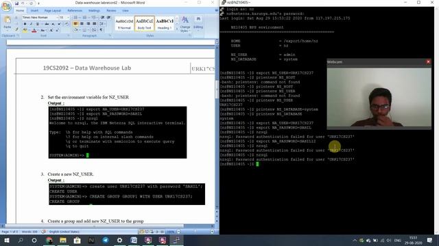 CONNECTING TO NETEZZA DATABASE USING NZSQL CREATING USER AND GROUPS смотреть онлайн