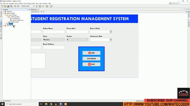 How to create ||Simple Student Registration Database System|| in |JAVA NET-BEAN'S| Full Tutorial смотреть онлайн