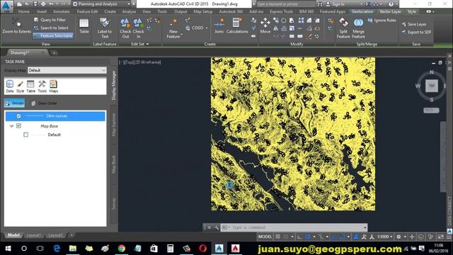 Abrir SHAPEFILE en CIVIL 3D y exportar a AUTOCAD -MAPWSPACE смотреть онлайн