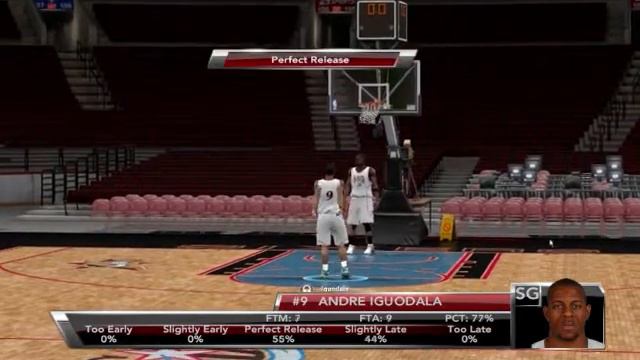 [NBA 2K9 PC] - Andre Igoudola Practing Free Throws - HQ смотреть онлайн