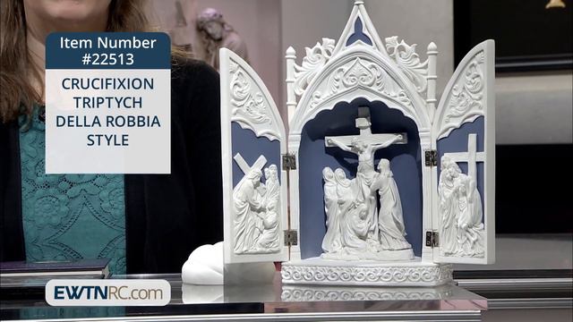 22513_CRUCIFIXION TRIPTYCH - DELLA ROBBIA STYLE смотреть онлайн