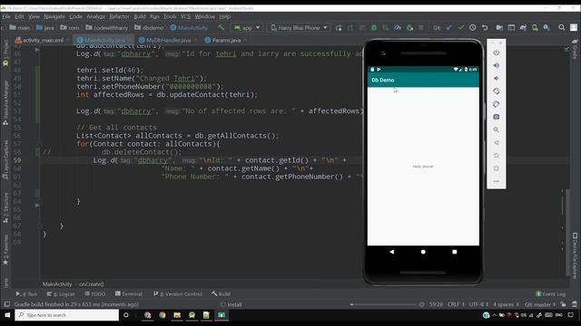 SQLite Android CRUD: Deleting Records | Android Tutorials in Hindi #29 смотреть онлайн