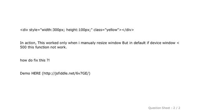 HTML : add remove class in resize window using jQuery смотреть онлайн