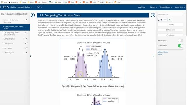 Python: T-test, one-way ANOVA, p-value concepts смотреть онлайн