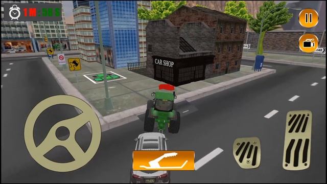 Towing Tractor Rescue Simulator - Chained Tow Tractor - Android Gameplay