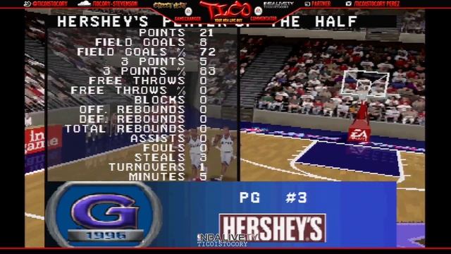 NCAA March Madness 2001 - (PS1) -1080p HD - Allen Iverson's 30 Point Clinic смотреть онлайн