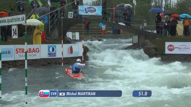 Michal Martikán (SVK) - Heats C1M - 2016 ECA Canoe Slalom European Championships смотреть онлайн