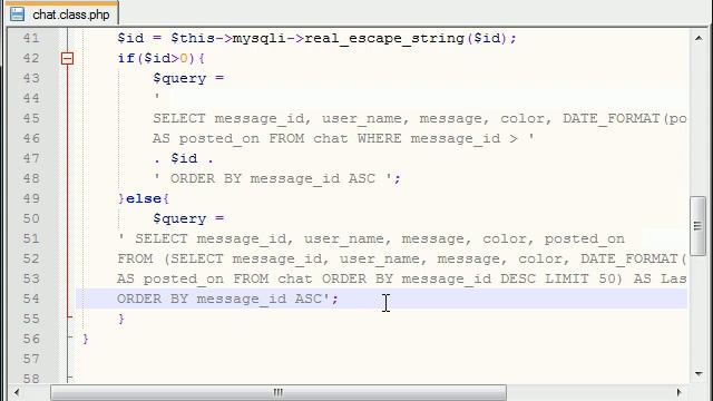 AJAX Chat Tutorial - 9 - Getting Messages for New Users смотреть онлайн