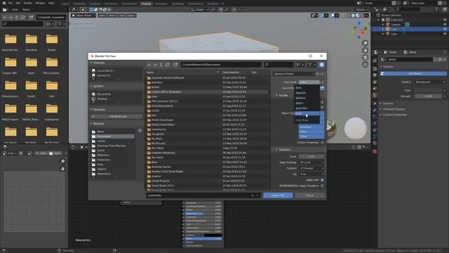 Blender How to Export FBX with Texture - Tutorial. смотреть онлайн