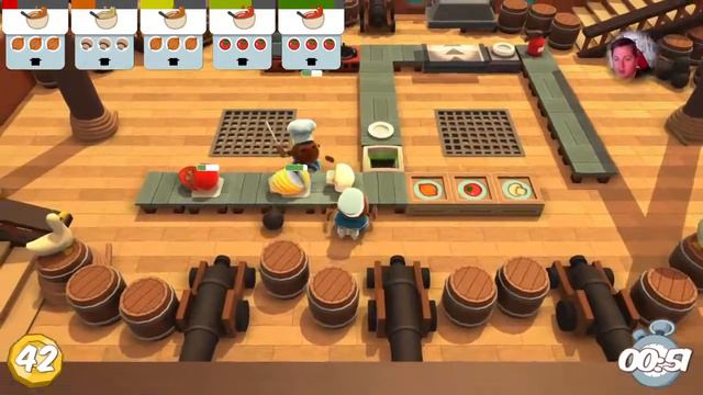 Decouverte De  Overcooked Jeux Ps Plus LIVE