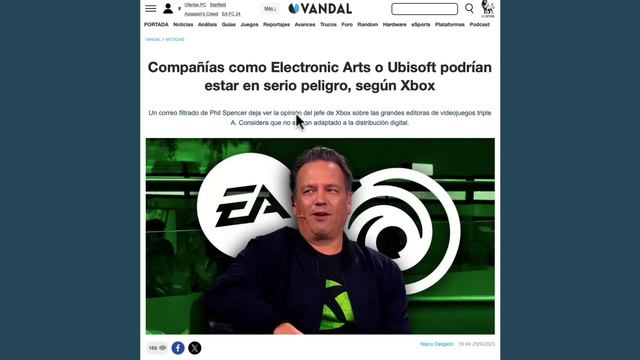 Starfield Juego Peor Valorado De Bethesda En STEAM Phil Dice EA Y Ubisoft Desaparecerán Hackeo SONY