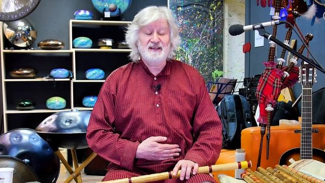 Как играть на БАНСУРИ урок 2 Постановка дыхания смотреть онлайн