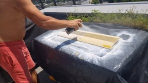 Как покрасить кондиционер. балончик краска.