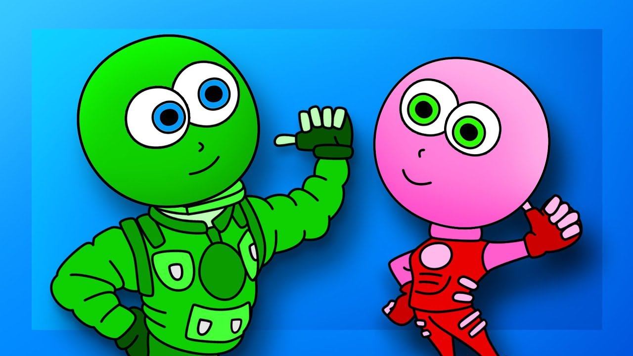 Весёлая РАСКРАСКА. Нарисованные Фиксики, рисуем персонажей Мультика смотреть онлайн