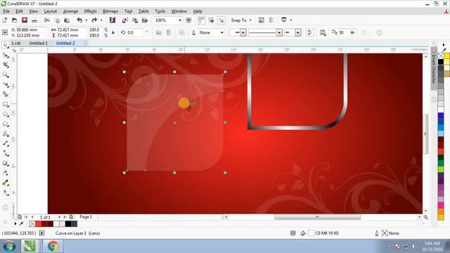 3D Clear Glass Effect Logo Using Coreldraw X7 Tutorial {Eng.) смотреть онлайн