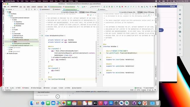 Part 2 - Create a Simple Note App: Test Room Database for Android смотреть онлайн