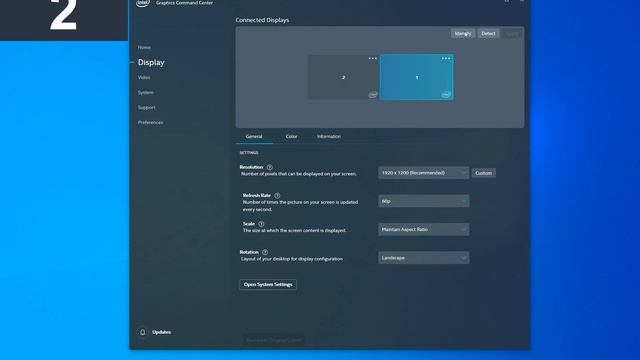 Intel Graphics Command Center - Display Settings Explained!