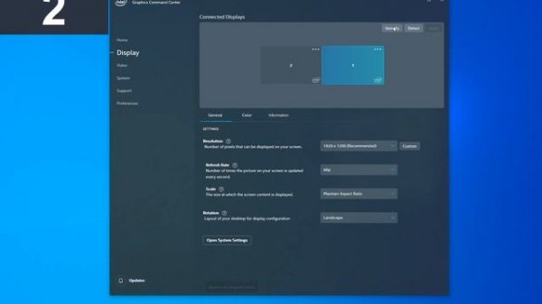 Intel Graphics Command Center - Display Settings Explained!