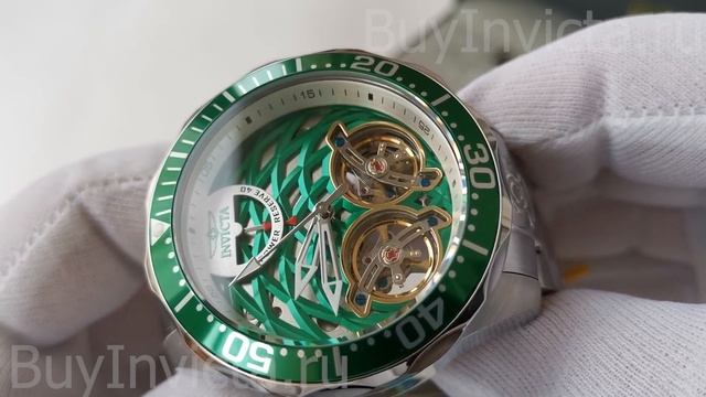Invicta Grand Diver 38568 Double Open Heart Automatic Men's Watch | Мужские Часы Инвикта Механика смотреть онлайн