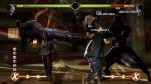Mortal Kombat 9 - Noob Saibot комбо урок