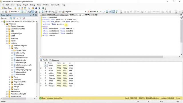 Insert into and case statement using SQL server part -10 смотреть онлайн