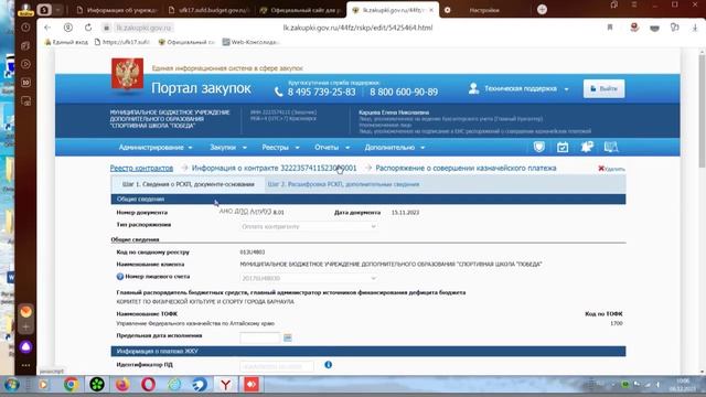 Осуществление платежа через ЕИС смотреть онлайн
