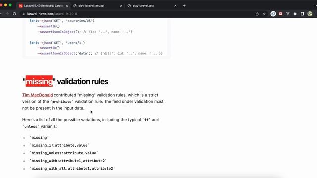 Laravel | what's new in Laravel 9.49 #freetopg #laravel #php смотреть онлайн