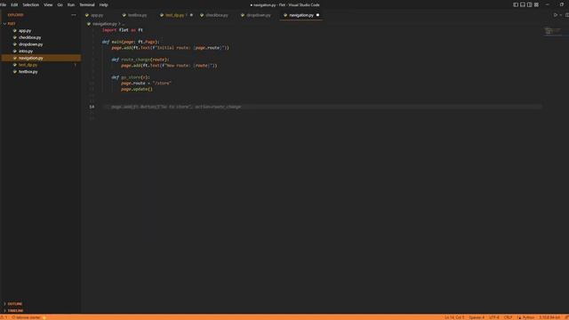 Flutter apps in Python | Navigation 1 смотреть онлайн